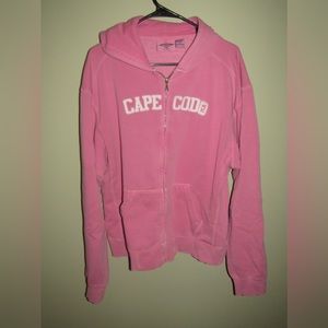 Cape Cod Pink Zip-Up Hoodie